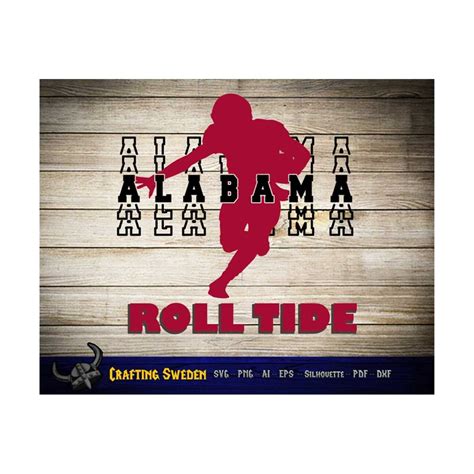 Alabama Football Logo for cutting & - SVG, PNG, Cricut and S - Inspire ...