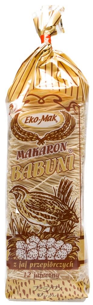 Makaron z jaj przepiórczych krajanka Eko Mak 250g 9693330364 Allegro pl