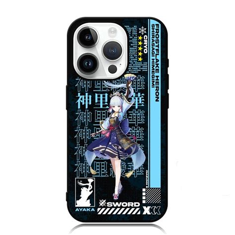 Jual Casing Case IPhone 15 Plus Pro Max Genshin Impact Ayaka AE0315