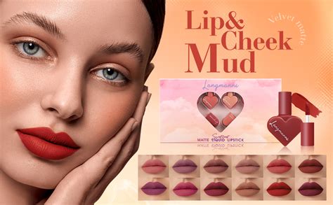 Amazon LANGMANNI 12 Colors Sweet Heart Velvet Matte Liquid