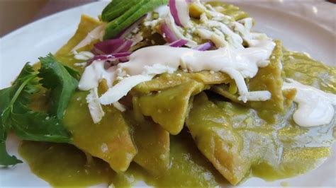 Chilaquiles Verdes Ésta es la mejor receta YouTube