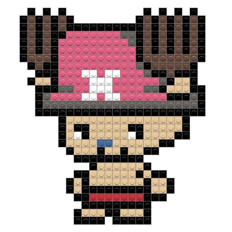 One Piece Chopper Pixel Art Pixel Art Grid Minecraft Pixel Art