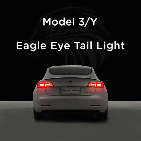 Hansshow Led Tail Light For Tesla Model Y Streamlined Led