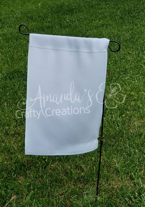 Sublimation 12x18 Double Sided Garden Flag Blanks Thick Triple Ply