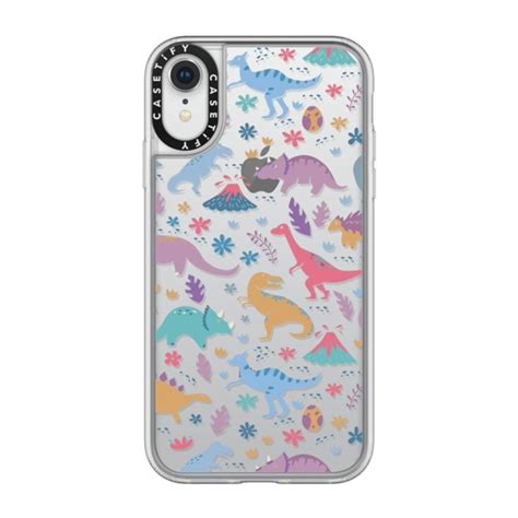 Kawaii Dinosaur Pattern Casetify Kawaii Dinosaur Dinosaur Pattern