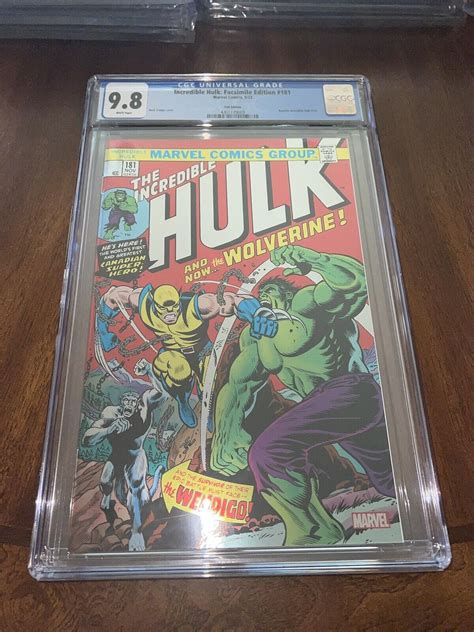 Incredible Hulk 181 Facsimile Foil Edition CGC 9 8 EBay