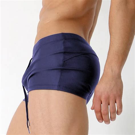 Aqux Brand Sexy Male Swim Briefs Low Rise Mens Nylon Swimwear Brief