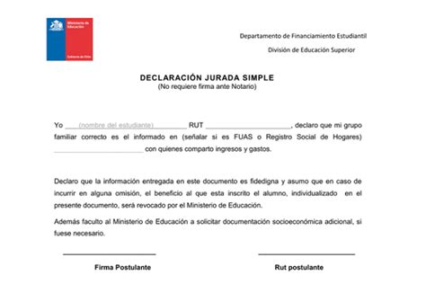 Detener reaccionar equilibrio plantilla de declaración jurada simple