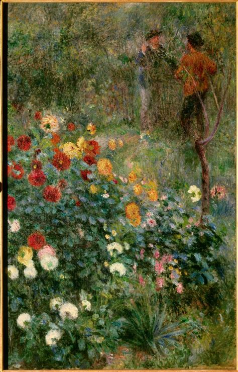 The Garden On Rue Cortot In Montmartre