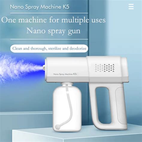 K Portable Handheld Blue Light Disinfectant Ato Mi Zer Sprayer