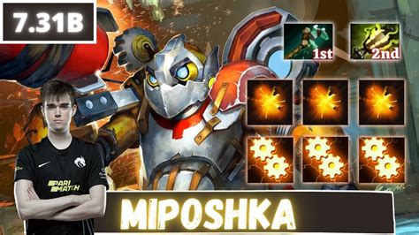 Miposhka Clockwerk Hard Support Gameplay Patch 7 31B Dota 2 Full