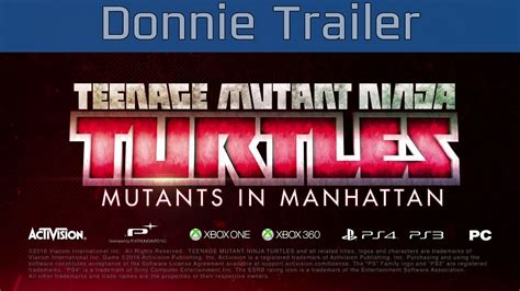 Teenage Mutant Ninja Turtles Mutants In Manhattan Donatello