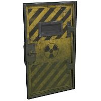 Radioactive Armored Door - Rust - ItemAnalyst