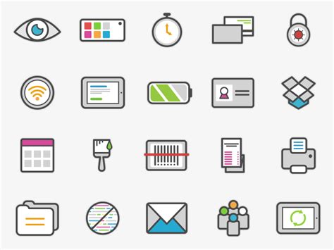 Icon Set By Chris Grooms On Dribbble