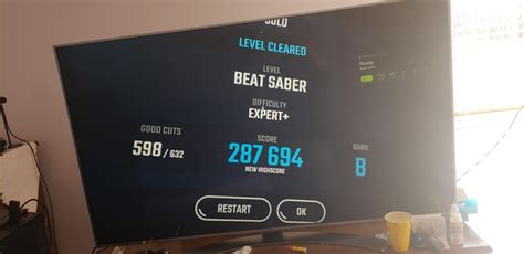 Beat Saber-Expert+. Finally finished everything from Soundtrack 1 ...