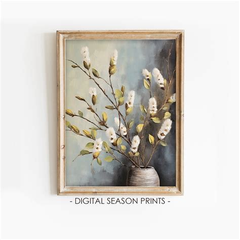 Pussy Willow Art Etsy