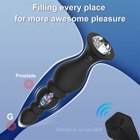 Pagoda Anal Plug Piece Set Frequency Vibration Silicone Glass