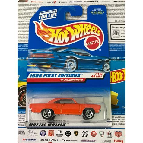 Hot Wheels 70 Roadrunner First Edition Road Runner Fe Shopee Malaysia