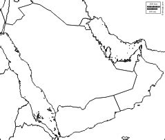 Blank Map Of Arabian Peninsula - Great Lakes Map