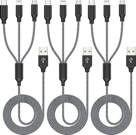 Amazon Multiple Charger Cable Pack Ft Multi Charging Cable Rapid