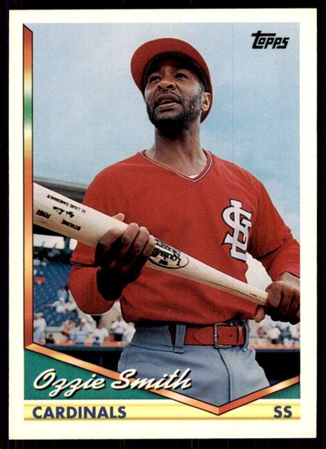 1994 Topps Ozzie Smith Baseball Cards 320 EBay