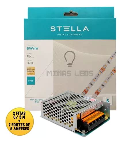 Tira Led Stella Ip Aprova Dagua Blanca C Lida M V V Ip