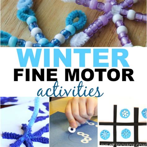 Winter Fine Motor Activities The Ot Toolbox