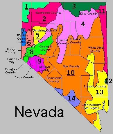 Nevada County Map Area | County Map Regional City