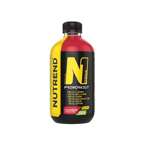 N1 Drink PreWorkout 330ml NUTREND Cena Dawkowanie Opinie