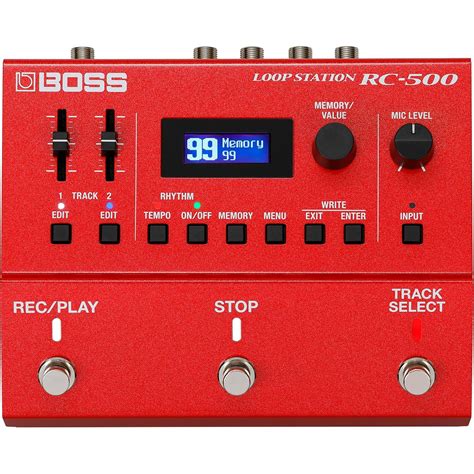 Boss Loop Station Rc 500 Pedal Looper Usb