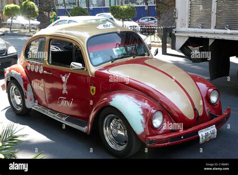 Vw Käfer Taxi Mexico City Mexiko Stockfotografie Alamy