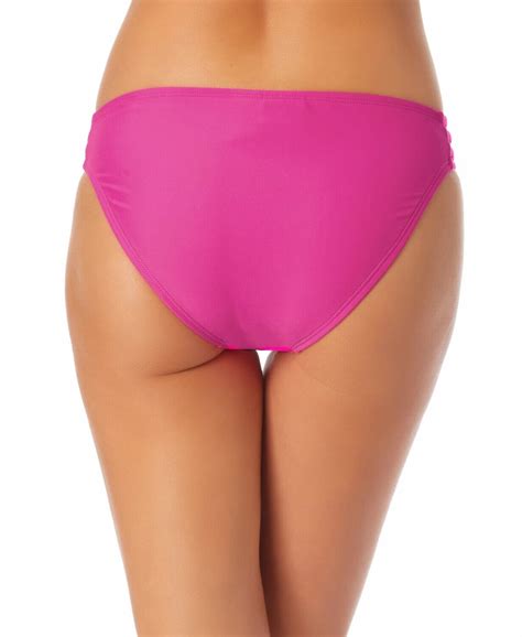 California Waves PINK Strappy Hipster Bikini Swim Bottom US X Small EBay