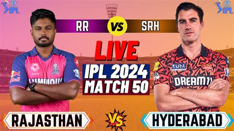 Live Rr Vs Srh Th T Match Cricket Match Today Srh Vs Rr Live