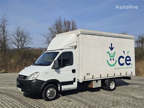 IVECO Daily 35C12 Skrzynia Plandeka 4 50 M Stan BDB Tilt Truck