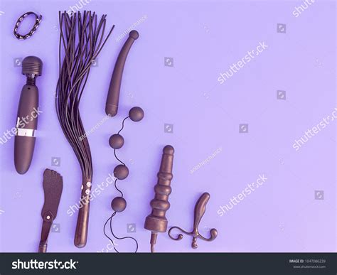 Various Sex Toys Leather Whip Dildo Stock Photo Shutterstock