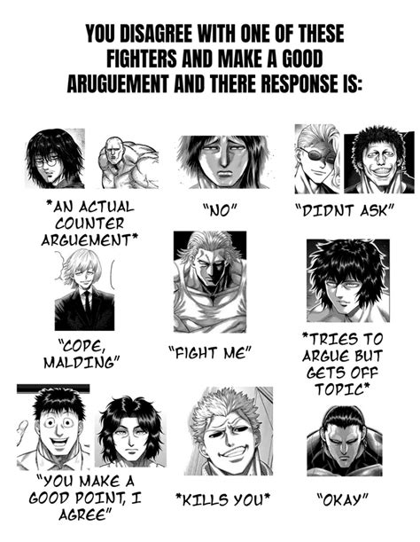 Kengan Fighter Responses To Your Blast Core Arguements R Kengan Ashura