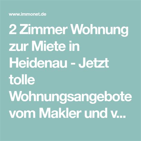 2 Zimmer Wohnung Zur Miete In Heidenau Jetzt Tolle Wohnungsangebote