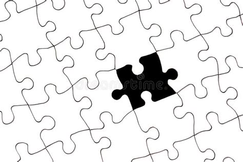 Puzzle With Missing Piece Stock Illustration Illustration Of Organized