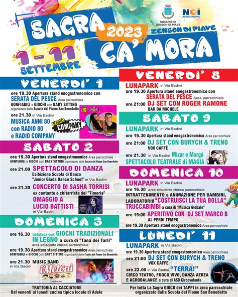 Sagra Ca Mora A Zenson Di Piave Tv Italia Eventi News