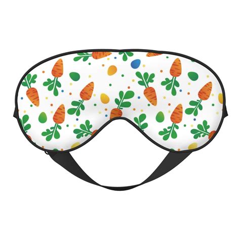 Bingfone Cute Carrot For Sleep Mask Eye Mask For Sleeping Super Soft