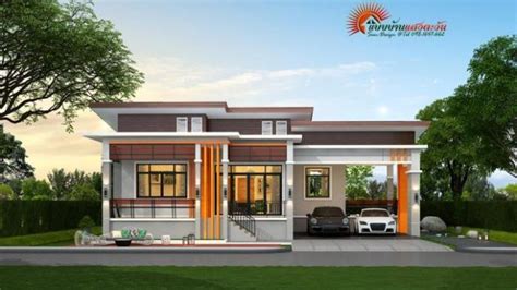 Elevated Bungalow House Design With Floor Plan