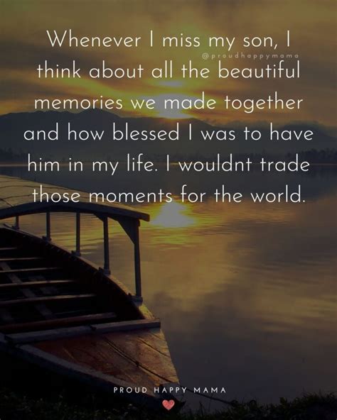 50 Heartfelt Missing Son Quotes And Sayings With Images