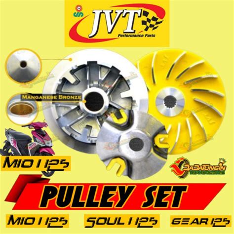 Jvt Pulley Set With Backplate And Slider Piece Included Yamaha Mio I