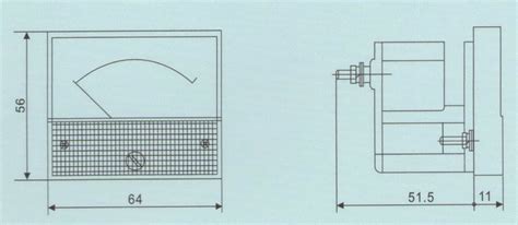 Ac Ma Analog Ammeter Panel Current Meter L Ma Directly