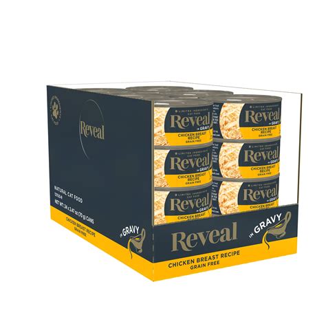 Reveal Natural Wet Cat Food, 24 Pack, Limited Ingredient Canned Wet Cat ...