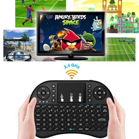 Mini Teclado Inalambrico Qwerty Con Touch Pc Xbox Tv Roku 299 00 En