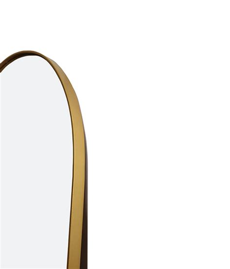 Full Length Arch Gold Mirror - Thin Frame – Native Decor