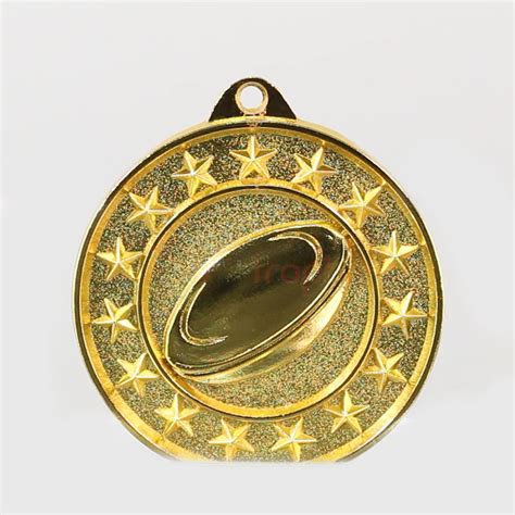 Rugby Starry Medal Gold Mm Rugby League Awardsandtrophies Co Nz