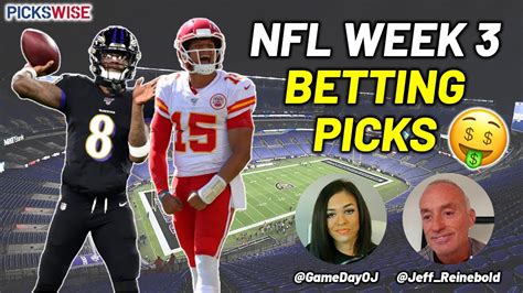 Pickswise NFL Show Week 3 Preview Picks Best Bets Parlay Picks And