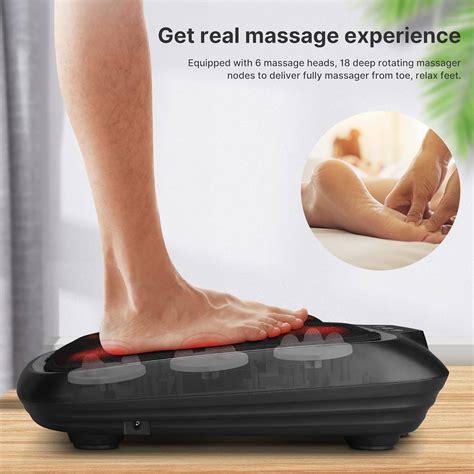 Renpho Foot Massager With Heat Shiatsu Heated Electric Foot Massager